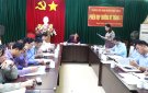 HĐND huyện Thạch Thành tổ chức hội nghị để chuẩn bị nội dung, chương trình Kỳ họp thứ 11- HĐND huyện khóa XX